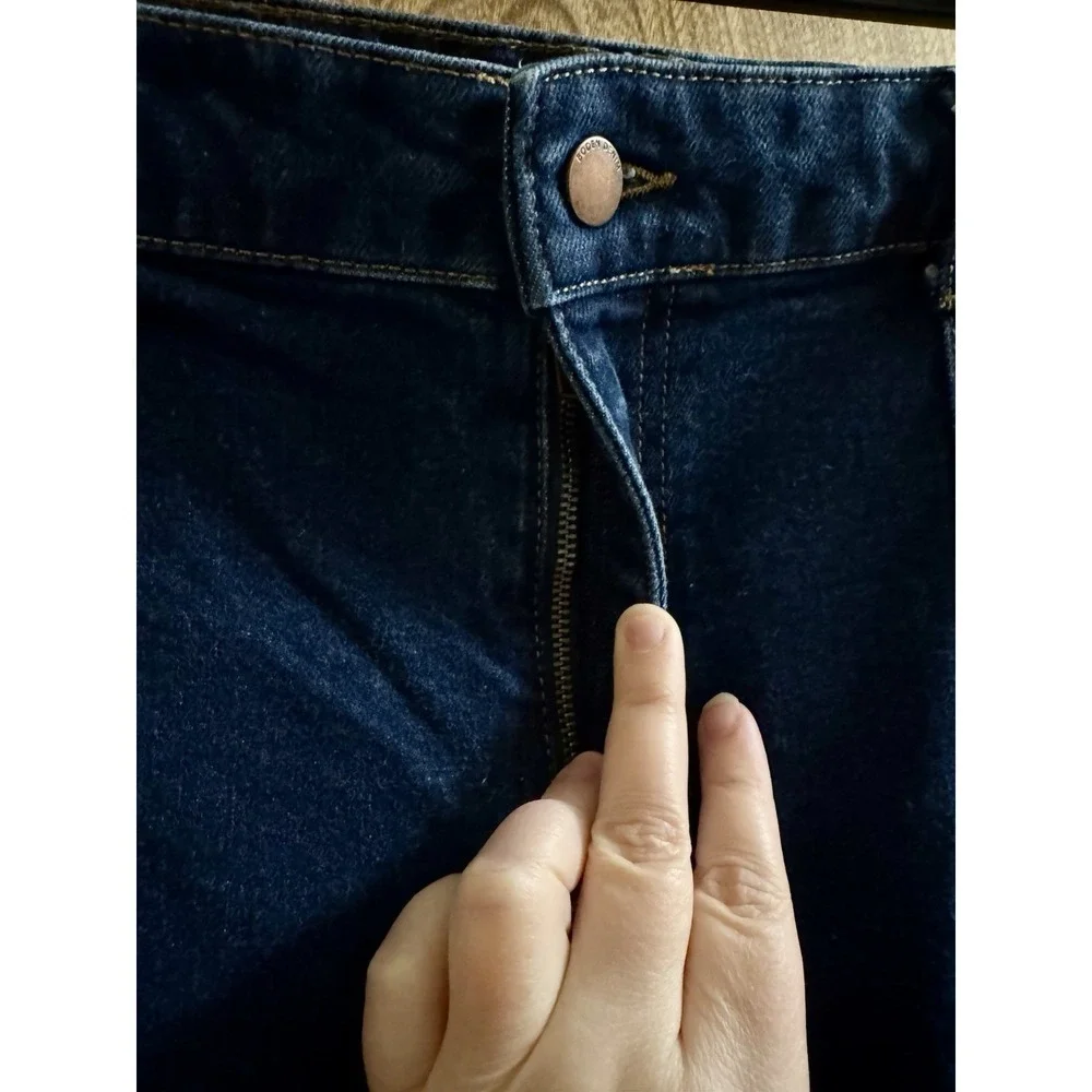 Boden Jeans Utility Flare Size US 20 Dark Wash High Rise Denim Quality EUC T0768